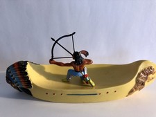 DDR Gummi Indianer mit Kanu