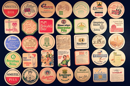 Stück bierdeckel konvolut - 70, bierdeckel,