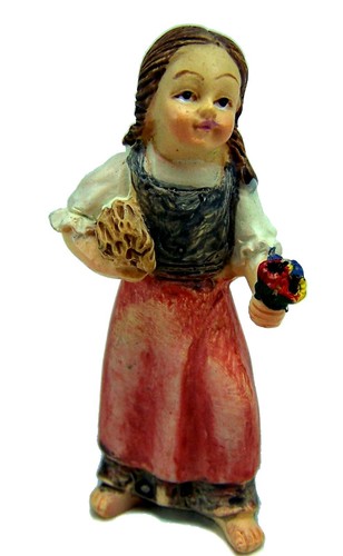 Krippenfigur mädchen mit - mädchen,