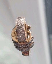 Gold 333 Ohrringe Creolen mit