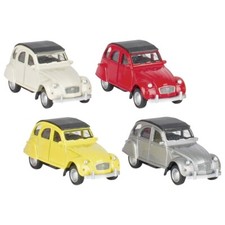 Auto Citroen 2CV, Spritzguss, Rückzugmotor, L= 7,6 cm Nr. 12187