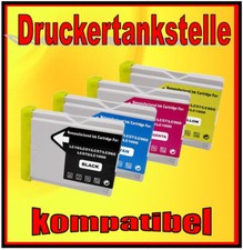 kompatible Patronen für BROTHER MFC-3360C 440CN 465CN 5460CN 660CN LC-970 / 1000