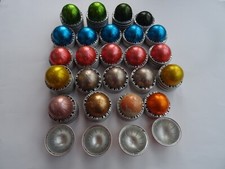 230 LEERE Nespresso Vertuo Kapseln Mischung Bunt Gelb Rot Blau Limited Ahorn