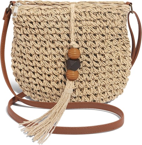 Handgewebte strohtasche für - strohtasche,