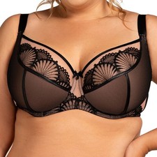 Nessa Bügel BH schwarz große