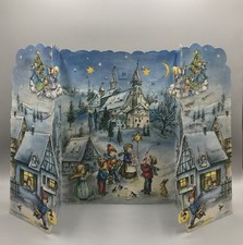 Alter Papier Adventskalender Lore Hummel Glimmer Korsch Verlag West- Germany Alt