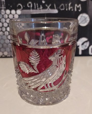Hofbauer red bird glas - 1,