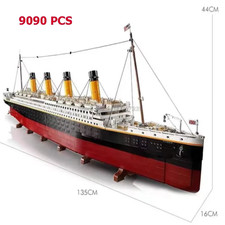 Titanic 10294 Großes Kreuzfahrtschiff Bausteine Set 9090 Teile kompatibel & leicht
