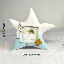 Kreativ Südländischer Muschel Fisch Seestern Form Bilderrahmen Für Hochzeit Neu