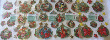 5 Bogen 3-D Relief Sticker "BAUMSCHMUCK" selbstklebend* QVC