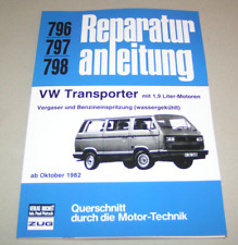 Reparaturanleitung Handbuch - VW T3 Transporter Bus 1,9 Liter - Baujahre ab 1982