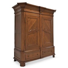ANTIK! Dielenschrank restauriert Barock Biedermeier um 1800 Eiche Kleiderschrank