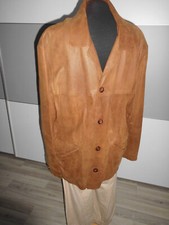 Herren Montes Lederjacke/Longblazer+sehr weiches Leder  Gr.50-Rehbraun
