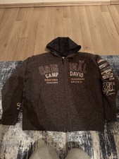 Camp David Strickjacke mit Weste Gr. XL Braun