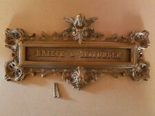 Messing Antik Style Briefschlitz Zeitung Schlitz Briefklappe Brief Einwurf  LP9A