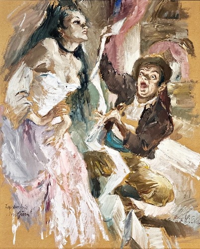 Hans liska gouache don - hans,