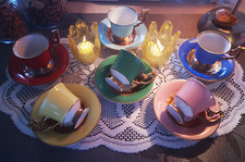 6  Bavaria Sammelgedecke in 6 Farben - Heinrich H&C Selb