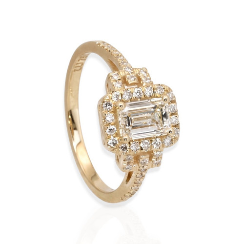 Diamantring 18k 750 - diamantring,