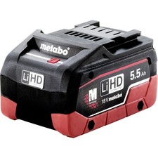 Metabo 625368000 LiHD Akkupack 18 V - 5,5 Ah "AIR COOLED" Werkzeug-Akku  18 V...