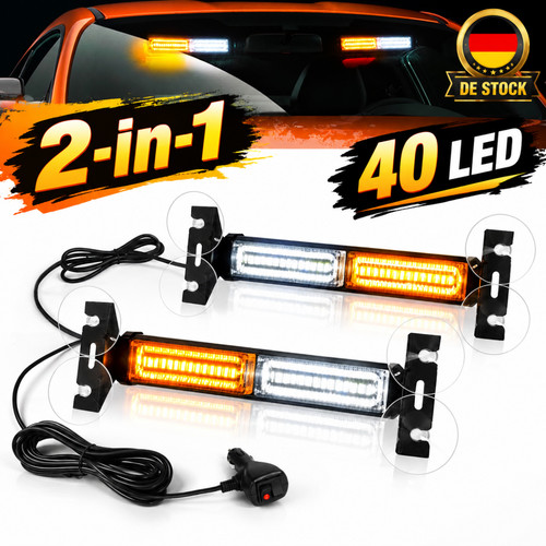 Frontblitzer led blitzlicht - 2x,