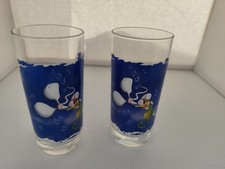 2x Diddl Glas Trinkglas 0riginal Unter Wasser 0,3 Liter Super Zustand