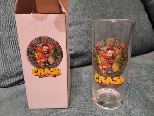 Crash bandicoot glas - glas, deko