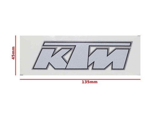 Ktm aufkleber silber - aufkleber,