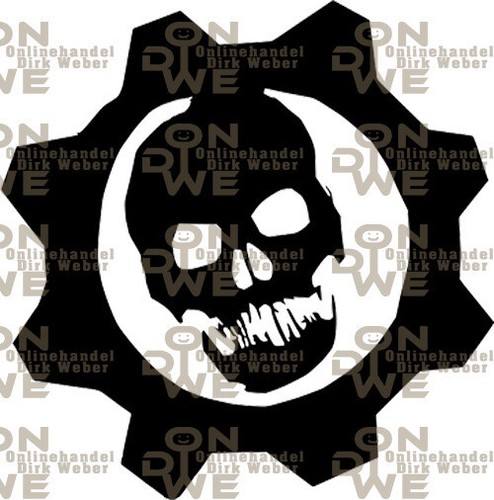Aufkleber skull klein - aufkleber,