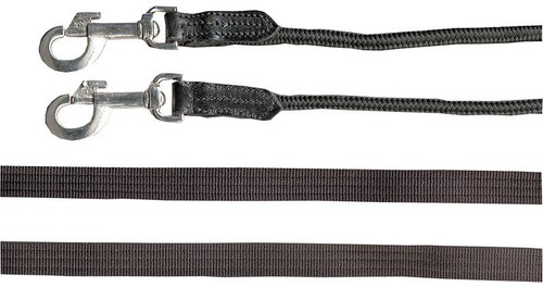Doppellonge schwarz doppel - ,