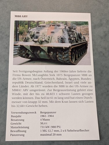 M88 arv militärfahrzeug - m88,