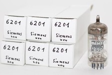 Siemens 6201 / ECC801S / E81CC Vorverstärker-Röhre / Audio Preamp Tube, NOS