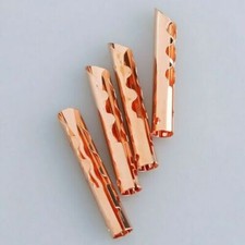 16pcs Reines Kupfer 4mm BFA Bananen Stecker HIFI Speaker Cable Z-Type Adapter