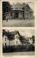 Ak Lobmachtersen Salzgitter in Niedersachsen, Apotheke, Schule - 10910392