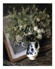 Elegantes blumen wandkunst - blumen,