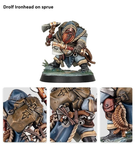 Drolf ironhead warhammer quest - drolf,