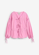Bluse Gr. 44 Pink Damenbluse