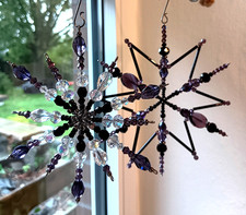 Glas Perlensterne 2er Set