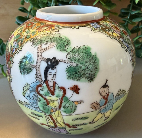 Vintage porzellan vase - porzellan,