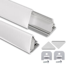 LED Aluprofil 2m 1m Aluminium Profil Schiene Eckprofil Eckleiste LED Streifen