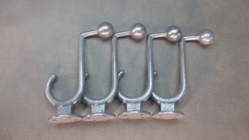 Vier art deco - vier, garderobenhaken