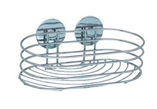 WENKO Dusch Korb Wand Ablage Regal ohne Bohren Bad Dusche Aufbewahrung Duschgel