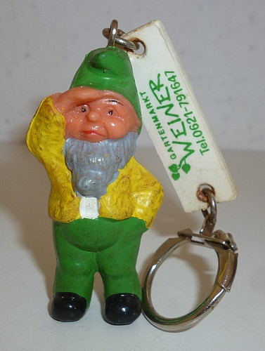 Werbefigur figur mit anhänger - werbefigur,
