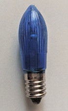 Spitzkerze E10 23V 3W blau