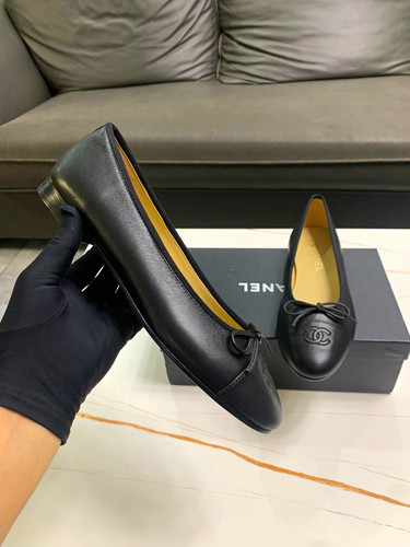 Chanel damen ballerinas - damen, leder