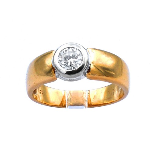 Diamant solitär ring - diamant,