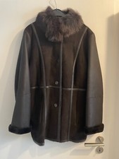 Madeleine Lammfelljacke dunkelbraun Größe 42 neu und ungetragen!