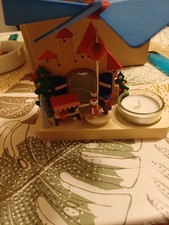 Graupner Pyramide Kerzenständer Teelicht Holzminiaturen Erzgebirge Volkskunst