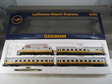 Fleischmann H0 6350 Startpackung Lufthansa Airport Express Analog DC in OVP