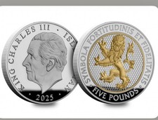 LION OF ENGLAND £5 FIVE POUND