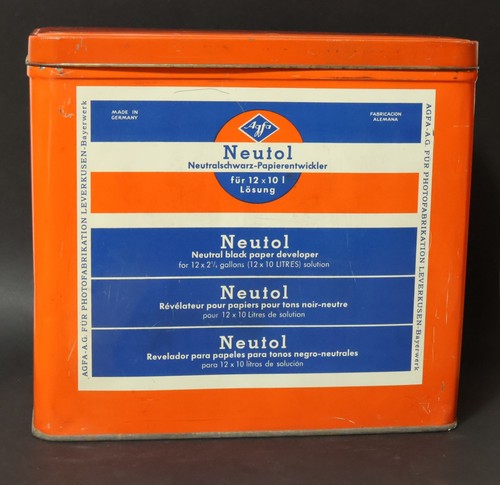 Alte blechdose agfa - blechdose,